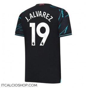 Manchester City Julian Alvarez #19 Terza Maglia 2023-24 Manica Corta